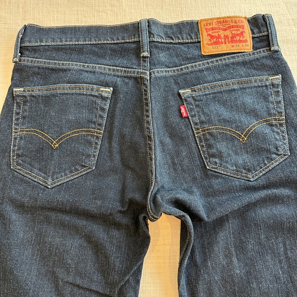 Levi's Men's 511 Blue Jeans (34x34) - Picture 6 of 7